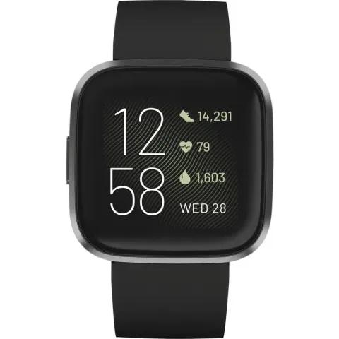 Fitbit Versa 2 - Smartwatch - Zwart