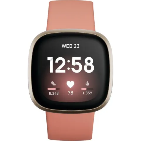 Fitbit Versa 3 - Smartwatch dames - Roze