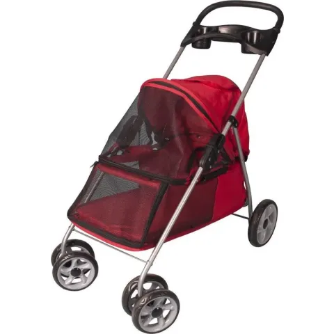 Flamingo dieren buggie rood 94 x 46 x 91,5 cm