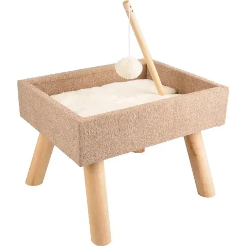 FLAMINGO Kattenbed Scandi - Beige - 43,5x40x54,5 cm