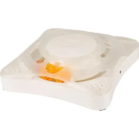 Flamingo Kattenspeelgoed Rollende Muis - Wit - 26.5 x 26.5 x 7.5 cm