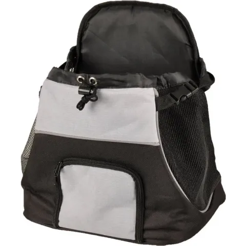 Flamingo Sybil - Hondendraagtas - 29 x 23 x 38 - Grijs