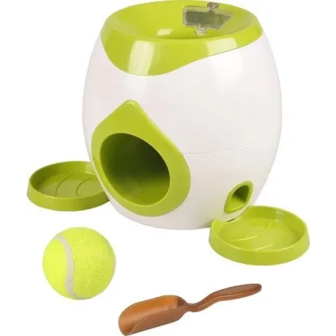 Flamingo Wilson Interactief Apporteerspel - Wit/Groen - 18 cm