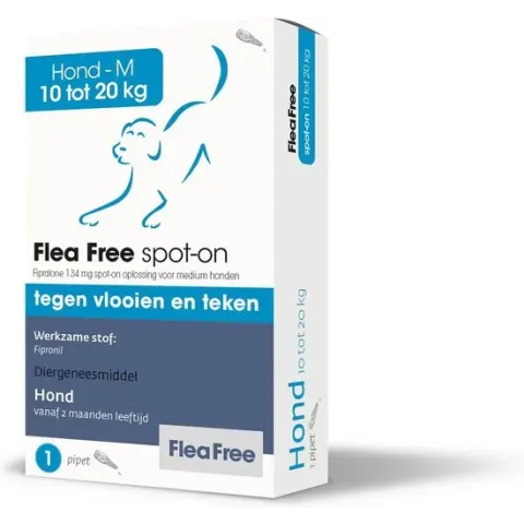 FLEA FREE SPOT ON HOND 10-20 KG - 1 PIPET