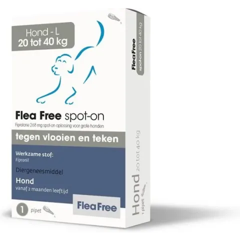 FLEA FREE SPOT ON HOND 20-40 KG - 1 PIPET