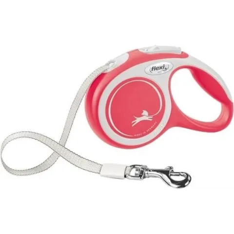 Flexi Hondenriem New Comfort Tape 3 M Rood