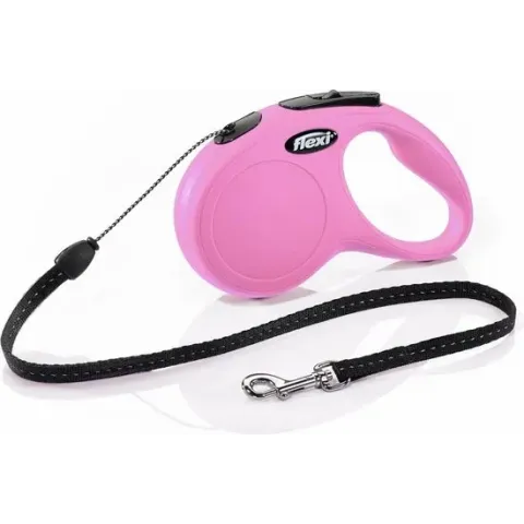 Flexi New classic maat S Met koord - Roze - 5 meter.