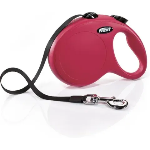 Flexi New Classic Tape - Hondenriem - Rood - L - 5 M