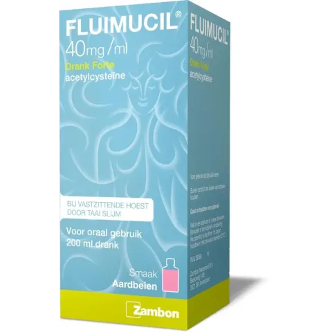 Fluimucil Drank Forte 4mg/ml -  200 ml - Hoestdrank