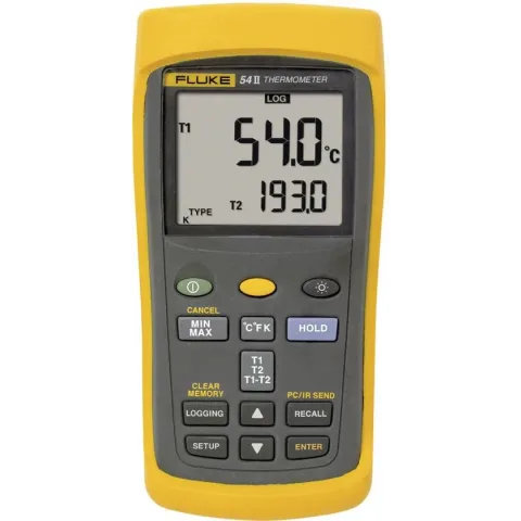 Fluke 54IIB 50HZ Temperatuurmeter -250 - +1767 °C Sensortype E, J, K, N, R, S, T