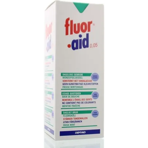 Fluor Aid 0.05 Mondwater - 500 ml