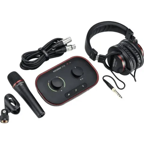 Focusrite Vocaster One Studio - Audio interface podcasting set