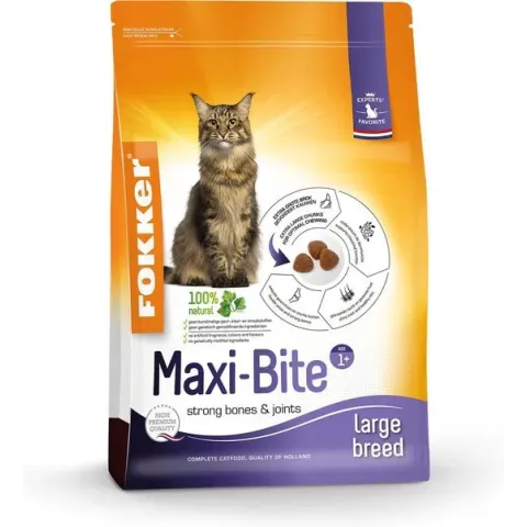 Fokker Cat Maxi-Bite - Kattenvoer - 10 kg
