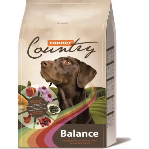 Fokker Country Balance Gevogelte - Hondenvoer - 13 kg