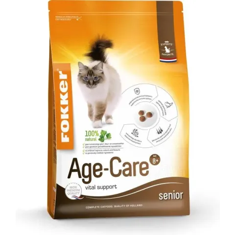 Fokker kat age-care kattenvoer 2,5 kg