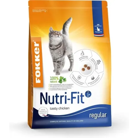 Fokker kat nutri-fit kattenvoer 2,5 kg