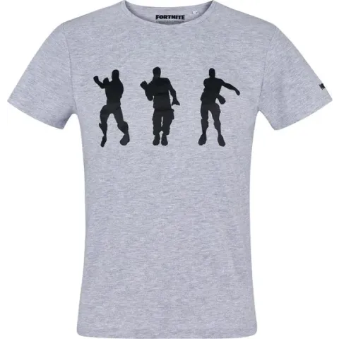 Fortnite-T-shirt-met-korte-mouw-grijs-maat-XL