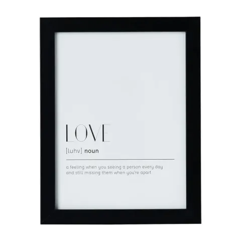 Fotolijst basic - 15x20 cm - zwart