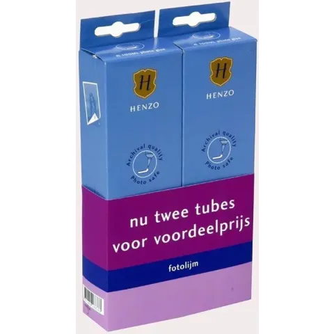 Fotoplakkers - Henzo - Fotolijm - Dubbelpak 2 x 100ml