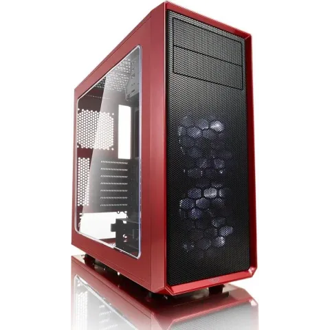 Fractal Design Focus G Midi-Toren Zwart, Rood