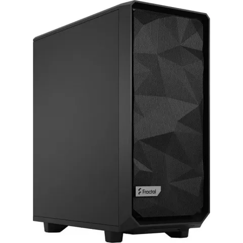Fractal Design Meshify 2 Compact - Midtowermodel - ATX - Gehard glas - 1x USB 3.1 Gen 2 Type C, 2x USB 3.0 - Light Tint - zwart