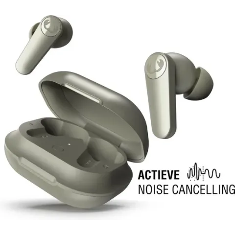 Fresh 'n Rebel Twins ANC - True Wireless oordopjes met Active Noise Cancelling - Dried Green