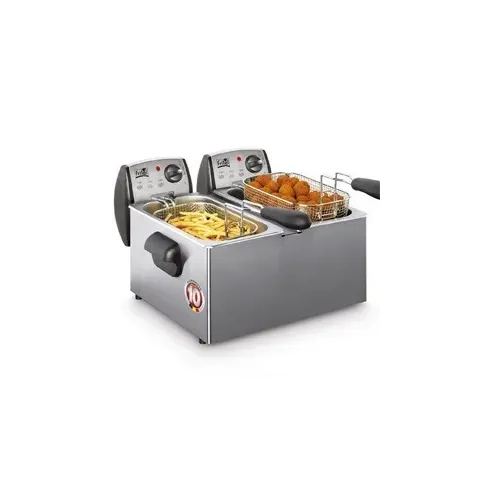 Fritel FR 1850 duo Frituurpan Zilver