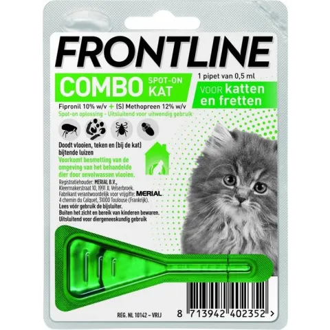 Frontline Combo Spot On - Kat en Fret - 1 Pipet