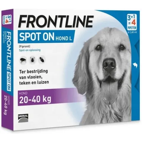 Frontline Hond Spot-On Large - 4 Pipetten