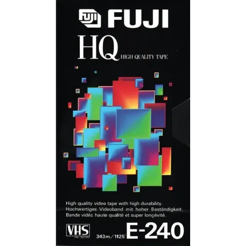 Fuji VHS HQ E240 videoband