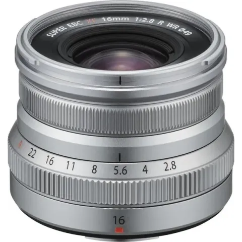 Fujifilm FUJINON XF16mmF2.8 R WR MILC Groothoeklens Zilver