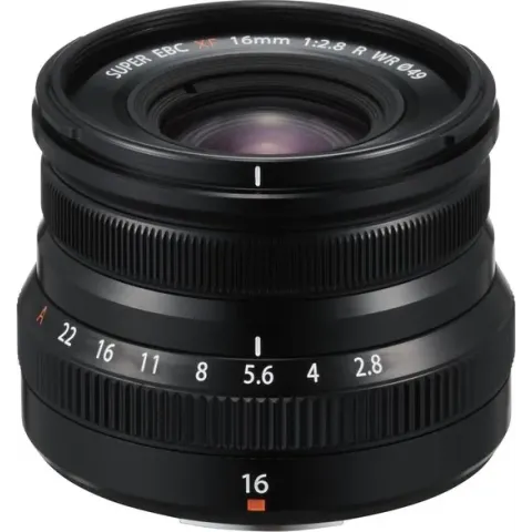 Fujifilm FUJINON XF16mmF2.8 R WR MILC Groothoeklens Zwart