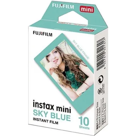 Fujifilm Instax Mini Colorfilm - Blauw Frame - 10 stuks
