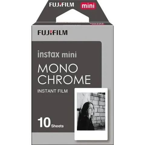 Fujifilm Instax Mini Film - Mono Chrome - 10 stuks