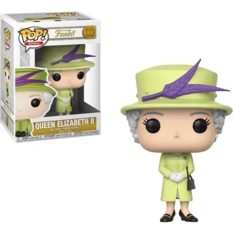 FUNKO Pop! Celebs: Royal Family - Queen Elisabeth II Green Outfit