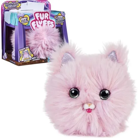Fur Fluffs Purr-Fluff - Verrassing onthullend interactief speelgoedhuisdier met meer dan 100 geluiden en reacties