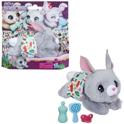 FurReal Newborns Bunny - Interactieve Knuffel
