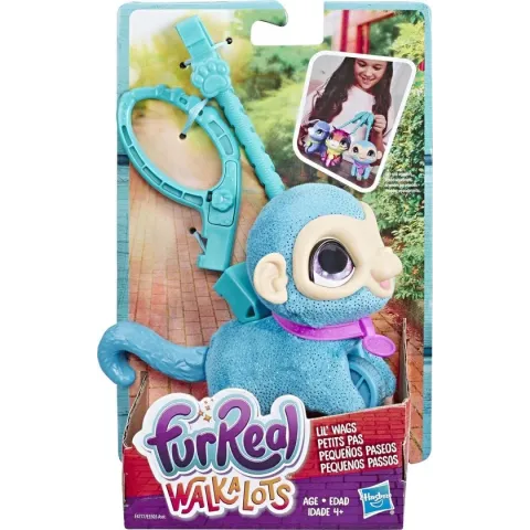 FurReal Walkalots Lil' Wags Aap - Knuffel