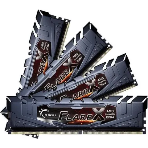 G.Skill Flare X (for AMD) F4-3200C16Q-32GFX geheugenmodule 32 GB DDR4 3200 MHz