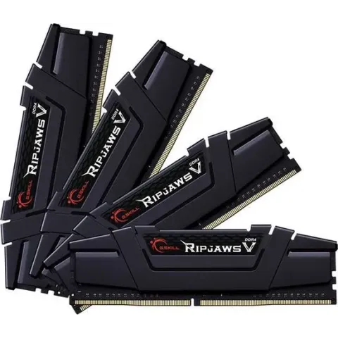G.Skill Ripjaws V F4-3600C16Q-128GVK - Geheugen - DDR4 - 128 GB: 4 x 32 GB - 288-PIN - 3600 MHz - CL16 - 1.45V - zwart