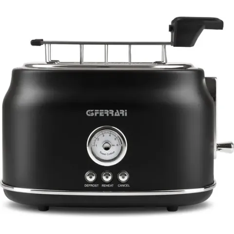G3Ferrari - Toaster Arista - retro style - brede sleuven - zwart