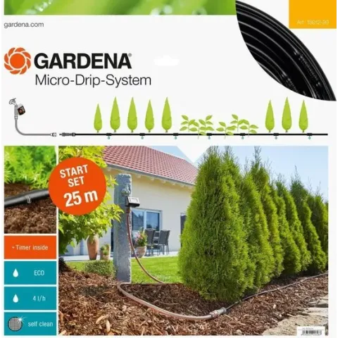 GARDENA Microdrip 25m automatisch - incl. besproeiingscomputer
