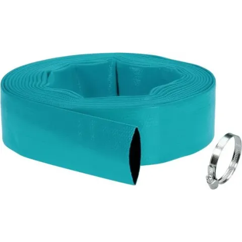 Gardena Tuinslang Plat 38 Mm 10 Meter Pvc Turquoise 2-delig