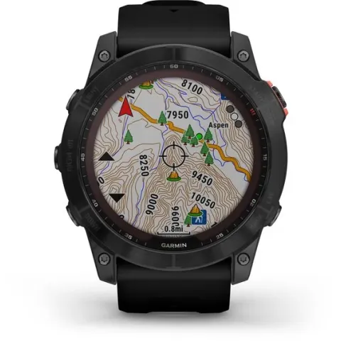 Garmin fenix 7X Solar Multisport Smartwatch - Geavanceerde GPS - Multisport - 10ATM Waterdicht - Zwart