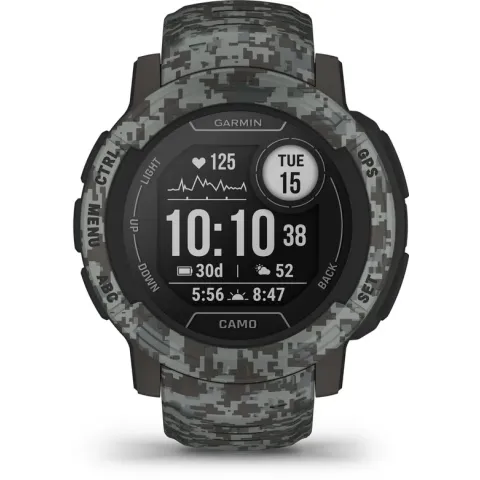 Garmin Instinct 2 Smartwatch - Robuust Sporthorloge met GPS - 30 + Sport apps - Camo Edition Graphite