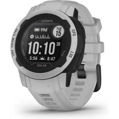 Garmin Instinct 2S Solar Smartwatch - Robuust Sporthorloge met GPS - Lange batterijduur - Mist Gray
