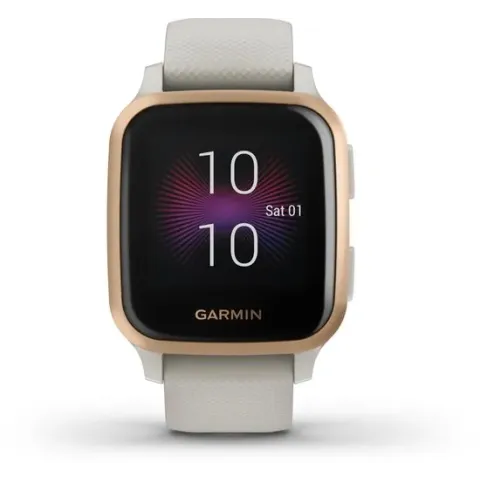 Garmin Venu Sq Music - Smartwatch - Beige/roségoud