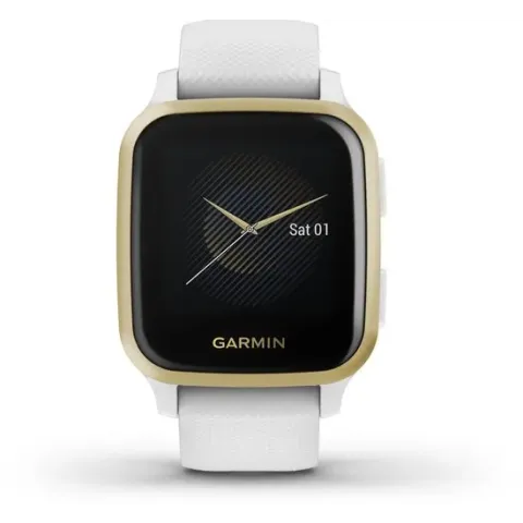 Garmin Venu Sq - Smartwatch dames - Wit/Lichtgoud