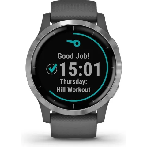 Garmin Vivoactive 4 - Smartwatch - 45 mm - Donkergrijs/zilver