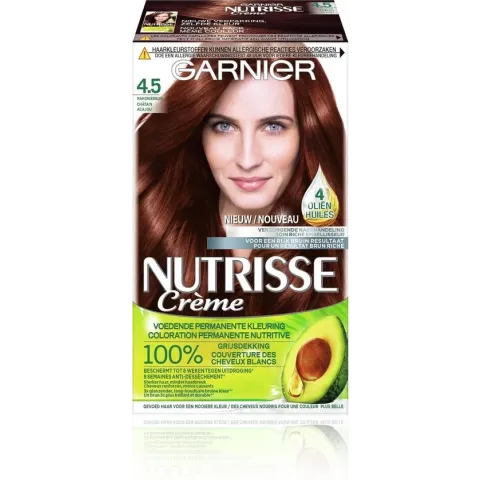 Garnier Nutrisse Crème 45 - Mahonie Bruin - Haarverf